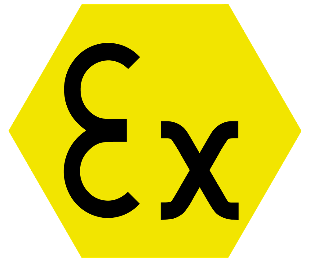 Ex mark for equipment in explosive atmospheres (ATEX)